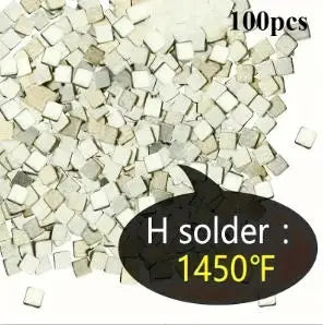 Silver Solder Wire & Sheet for Jewelry Making DIY Ring Bracelet Repair Multi Temp - Professional Easy to Use Soldering Craft Kit