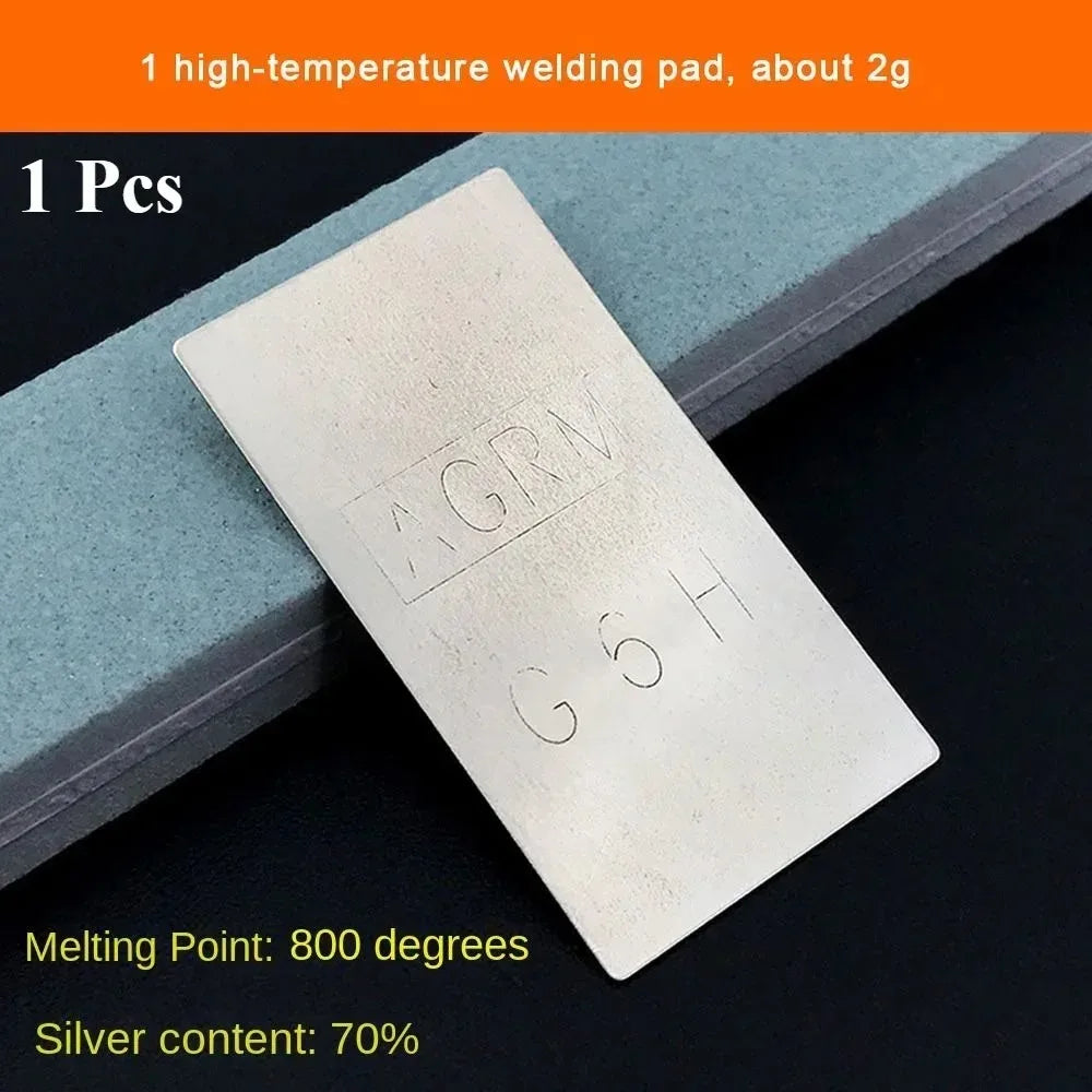 Silver Solder Wire & Sheet for Jewelry Making DIY Ring Bracelet Repair Multi Temp - Professional Easy to Use Soldering Craft Kit