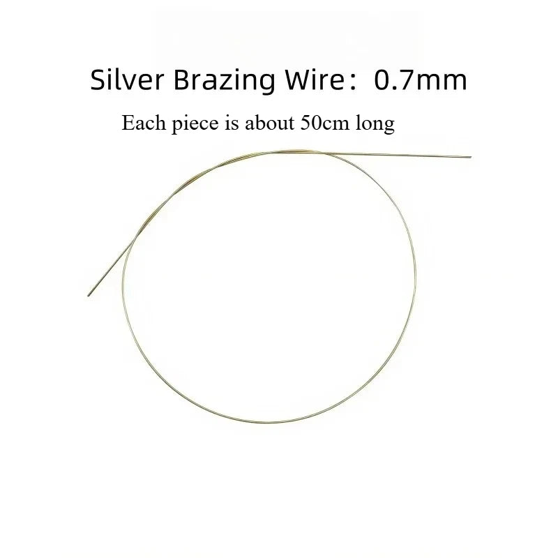 Silver Solder Wire & Sheet for Jewelry Making DIY Ring Bracelet Repair Multi Temp - Professional Easy to Use Soldering Craft Kit