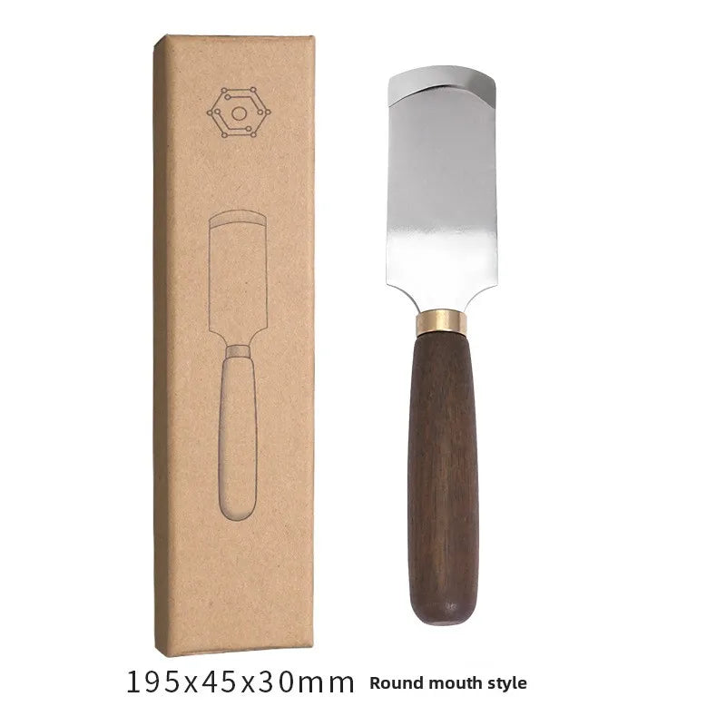 Japanese Style Leather Thinning Knife Hand Forged Leather Craft Tool for Carving Tanning Leather Art DIY Leatherworking Projects