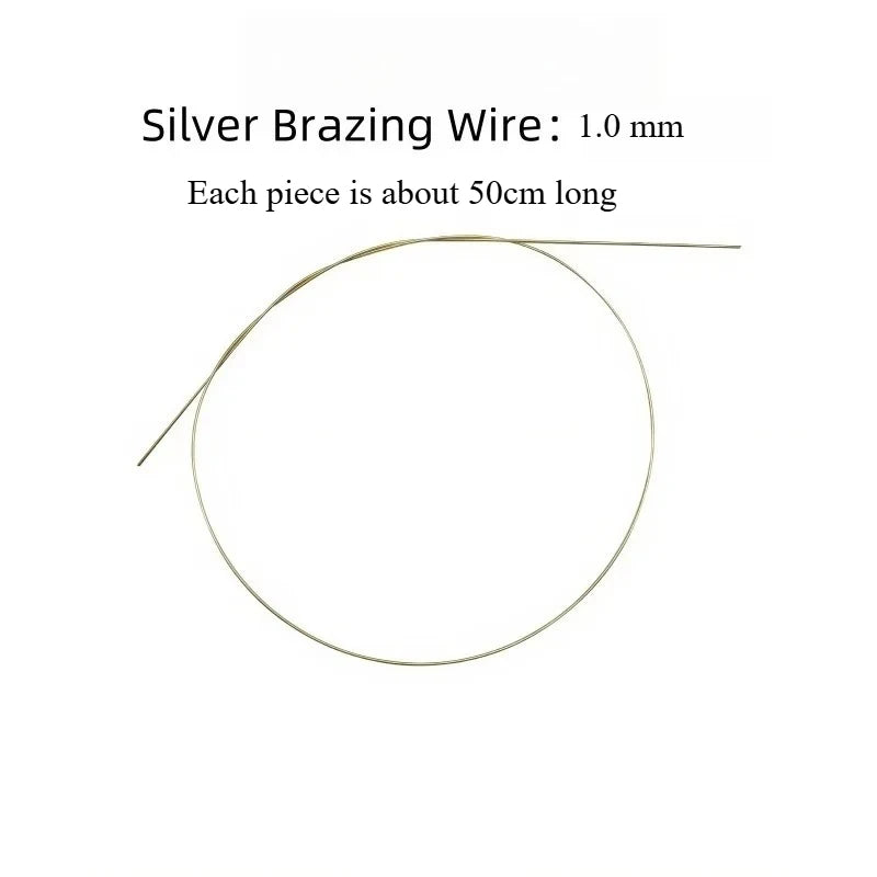 Silver Solder Wire & Sheet for Jewelry Making DIY Ring Bracelet Repair Multi Temp - Professional Easy to Use Soldering Craft Kit