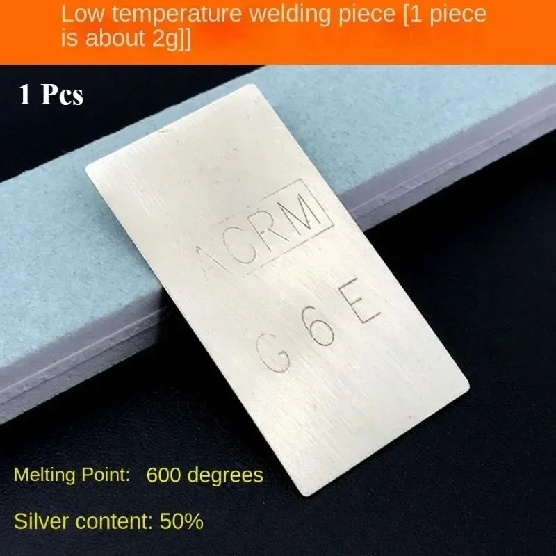Silver Solder Wire & Sheet for Jewelry Making DIY Ring Bracelet Repair Multi Temp - Professional Easy to Use Soldering Craft Kit