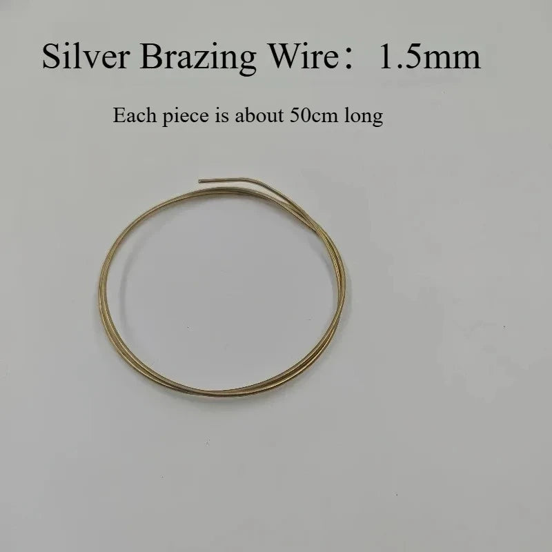 Silver Solder Wire & Sheet for Jewelry Making DIY Ring Bracelet Repair Multi Temp - Professional Easy to Use Soldering Craft Kit