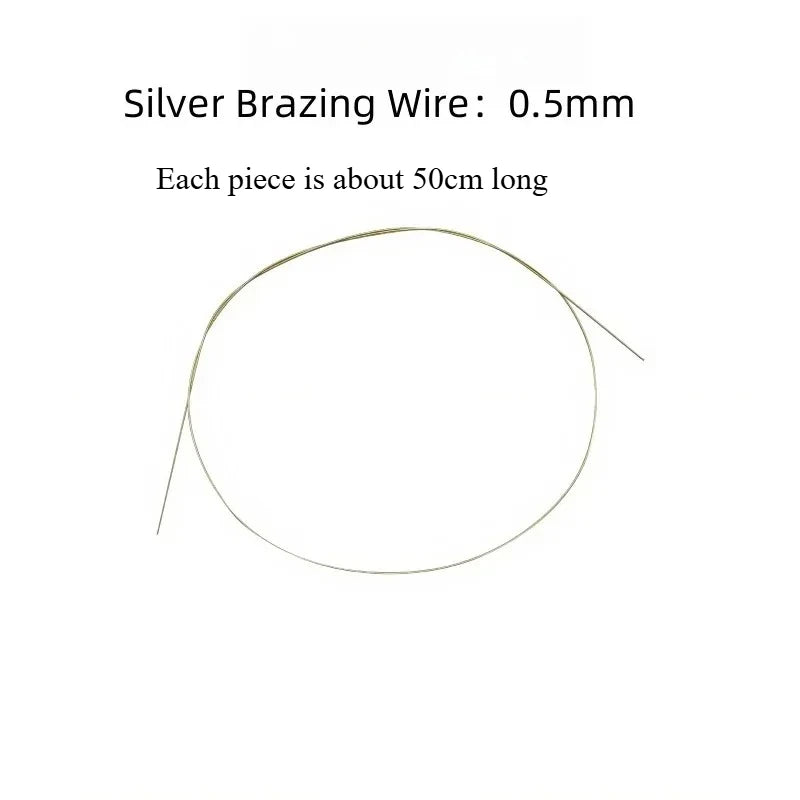 Silver Solder Wire & Sheet for Jewelry Making DIY Ring Bracelet Repair Multi Temp - Professional Easy to Use Soldering Craft Kit