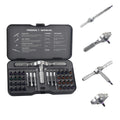 74 in1 Ratchet Screwdriver Set Detachable Ratchet T Handle Portable Repair Tool Kit for Furniture Computer Bicycle Eyeglass DIY